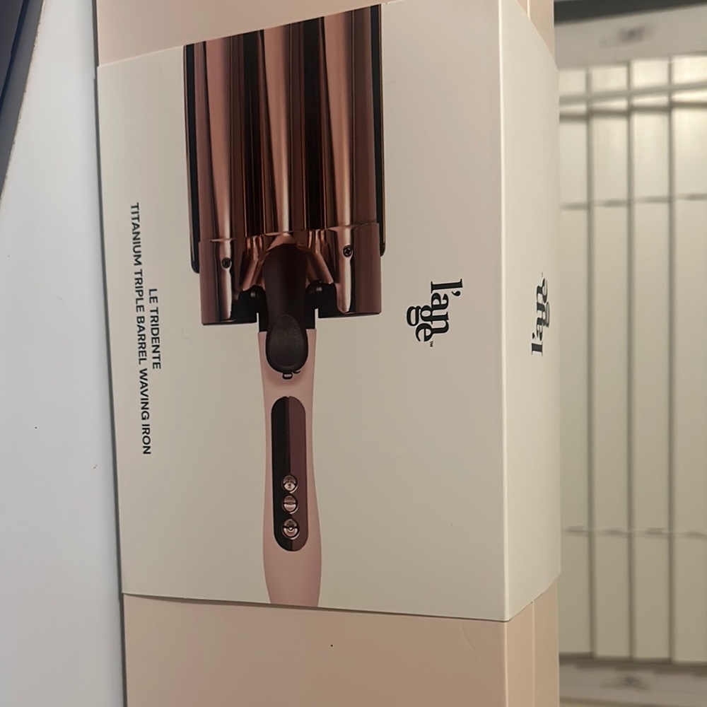 Lange Le Triolette Titanium Triple Barrel Waving Iron - Rose Gold